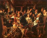 Jacob Jordaens, Bean Feast